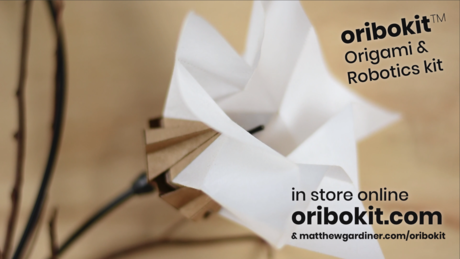 oribokit robotic origami kit